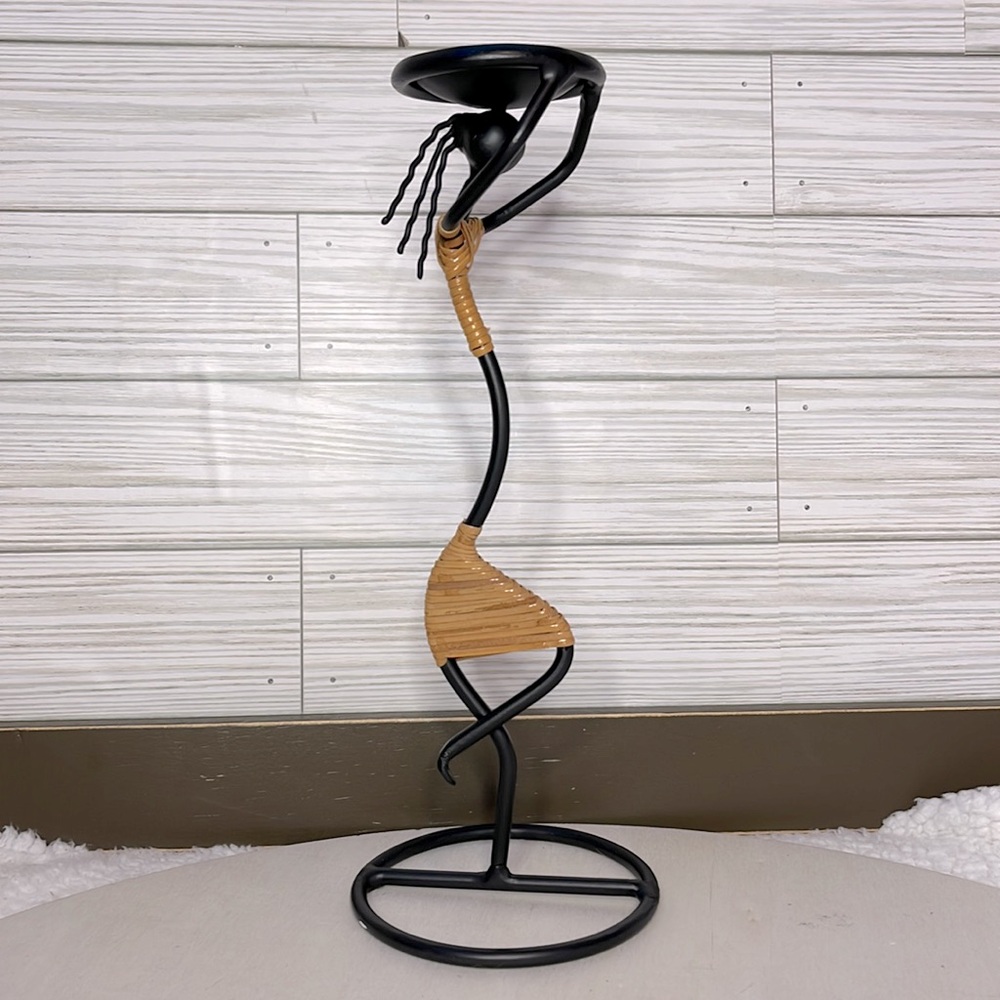 KOKOPELLI Wrought Iron Candleholder